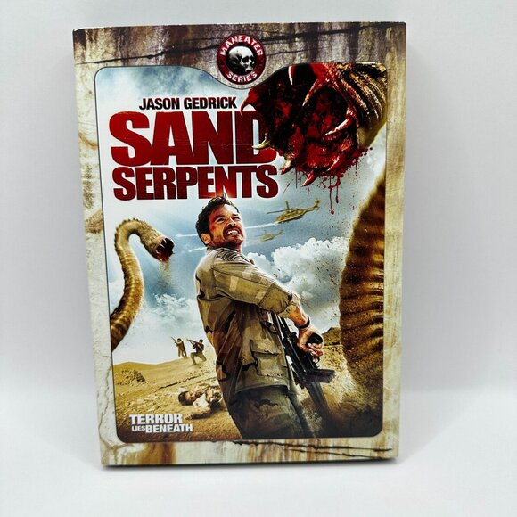 Sand Serpents DVD Jason Gedrick Genius Entertainment Action Horror Maneater - Picture 2 of 5